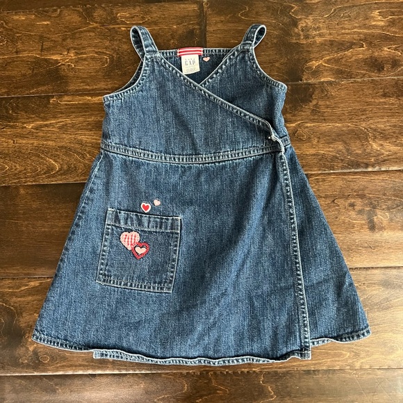 Y2K Baby Gap Jean Dress - Picture 1 of 7